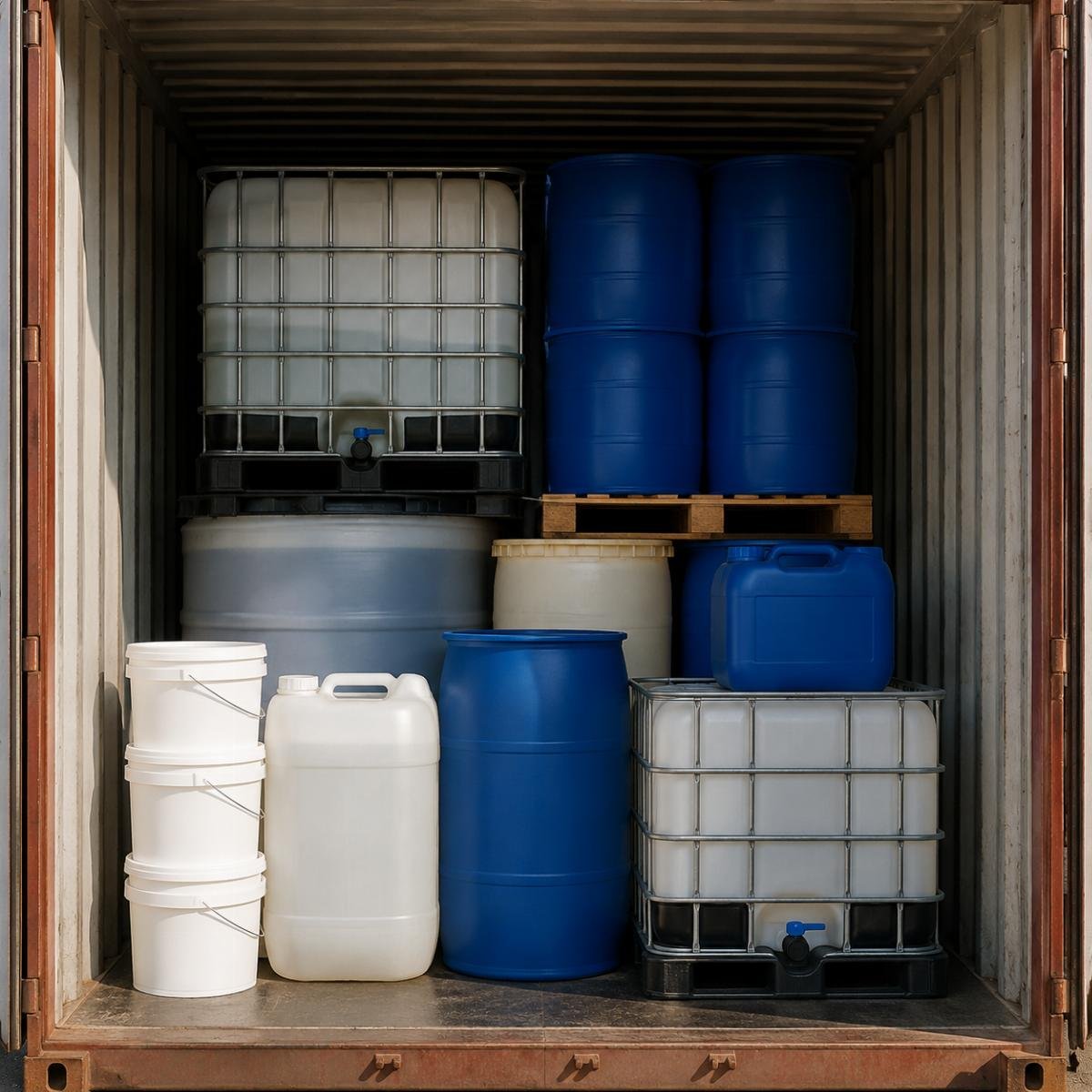 Mixed-container logistics