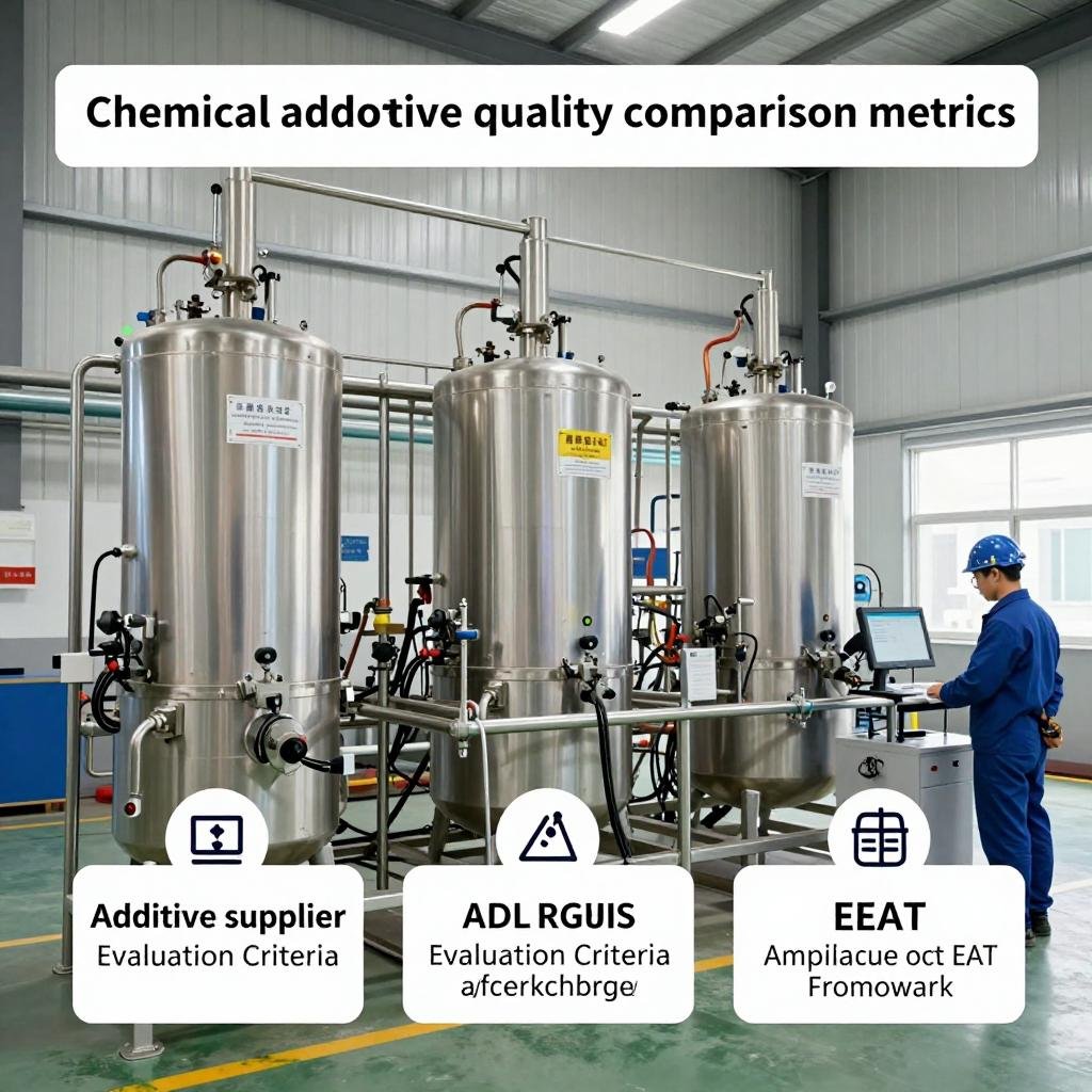 Chemical additive quality comparison metrics