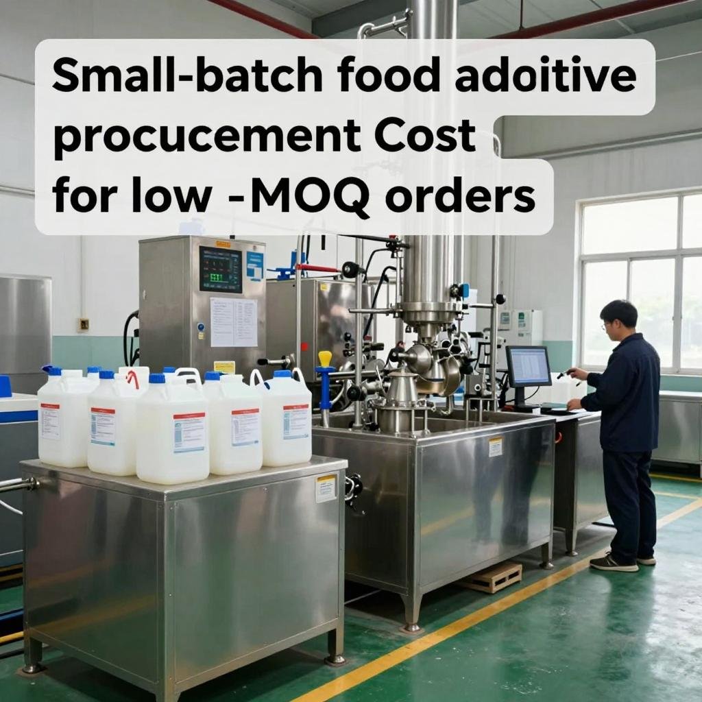 Small-batch food additive procurement