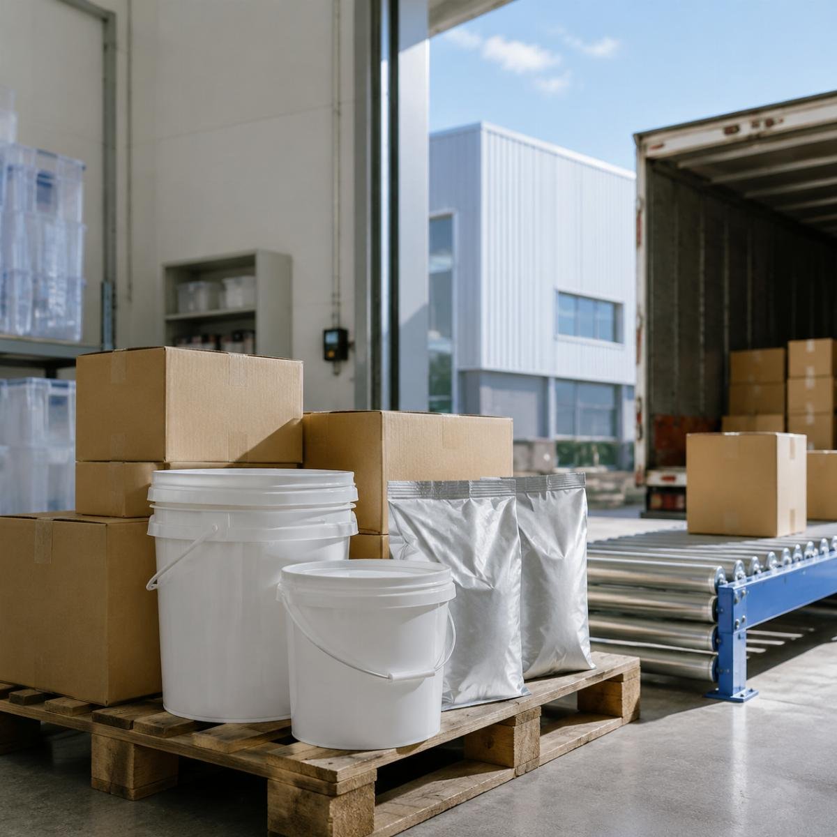 Small-batch food additive logistics
