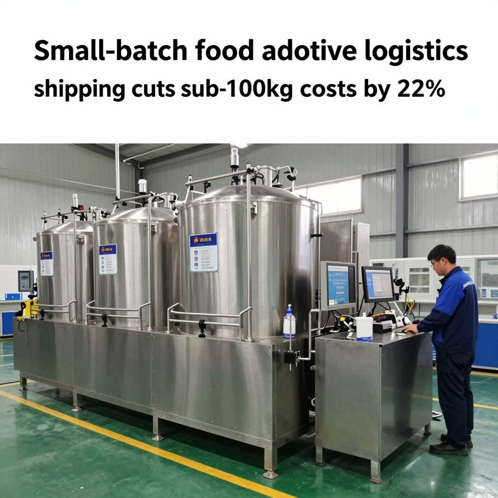 Small-batch food additive logistics