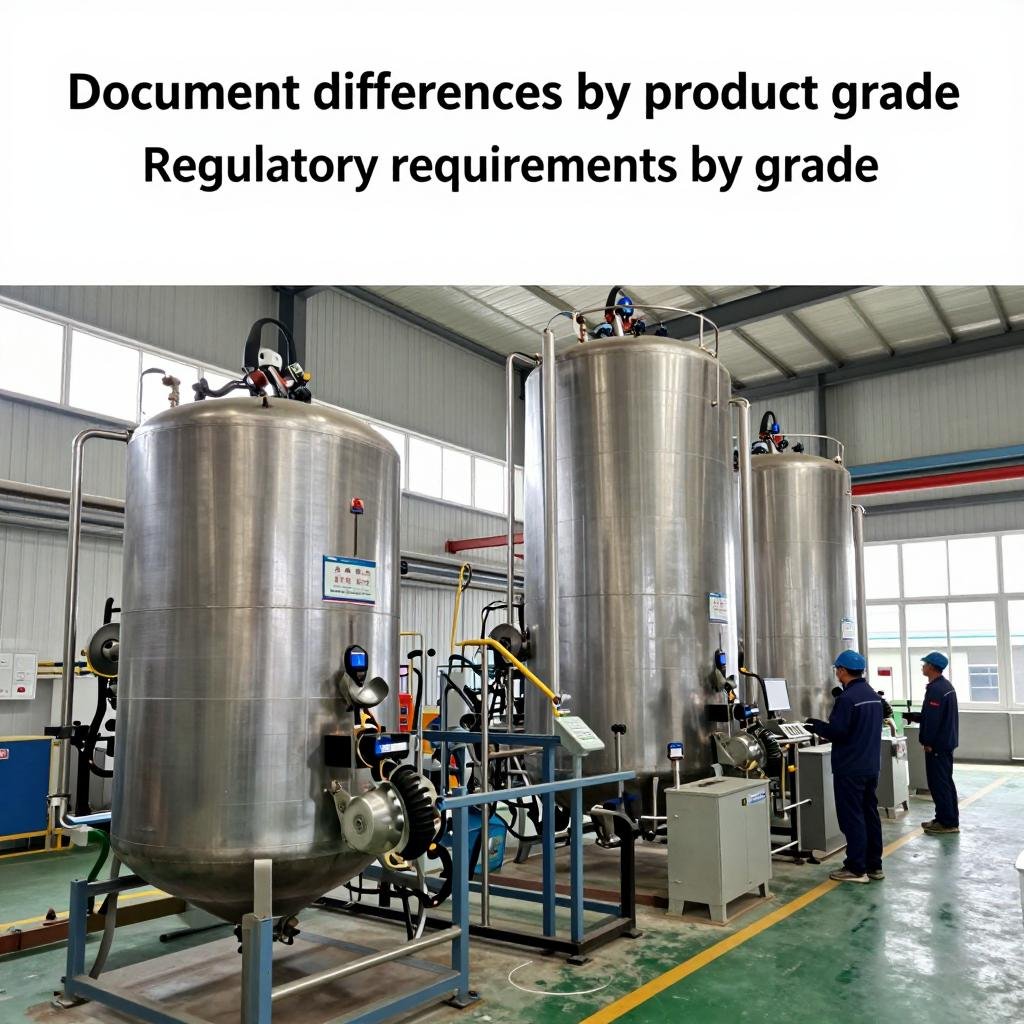 Document differences by product grade