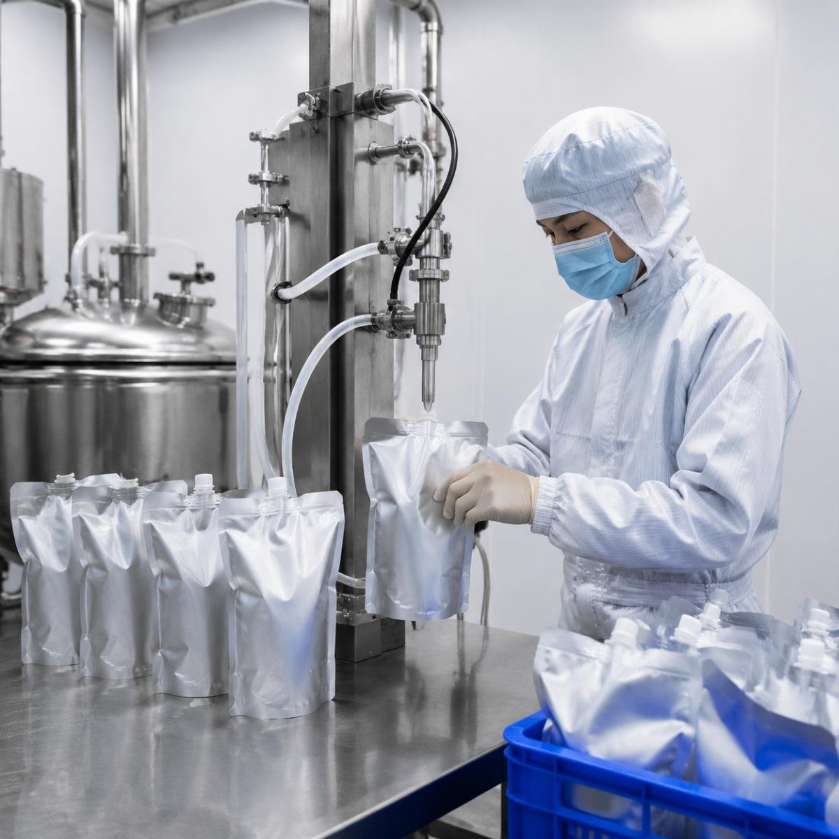 Small-batch nitrogen-flushed packaging