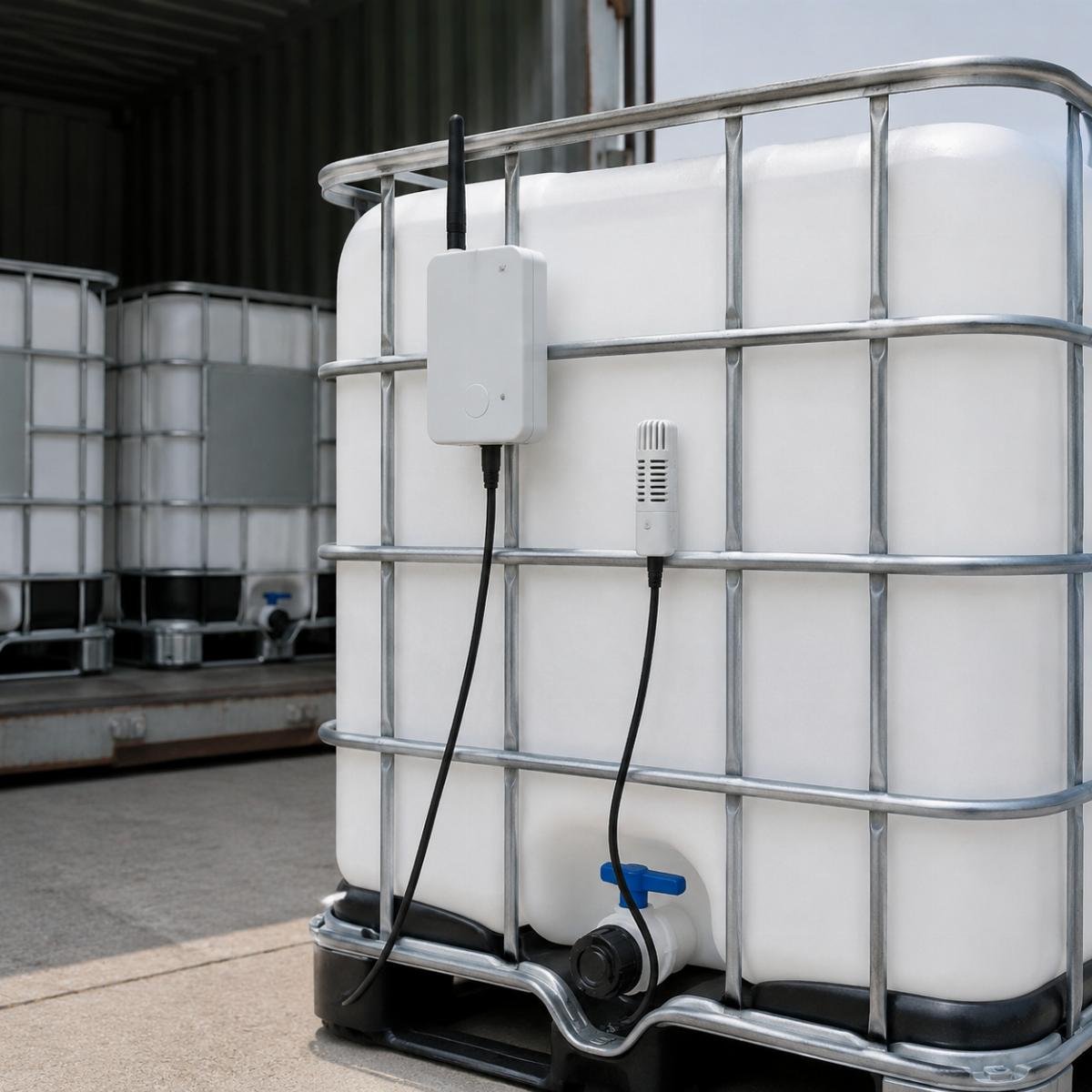 IoT sensor deployment in chemical containers