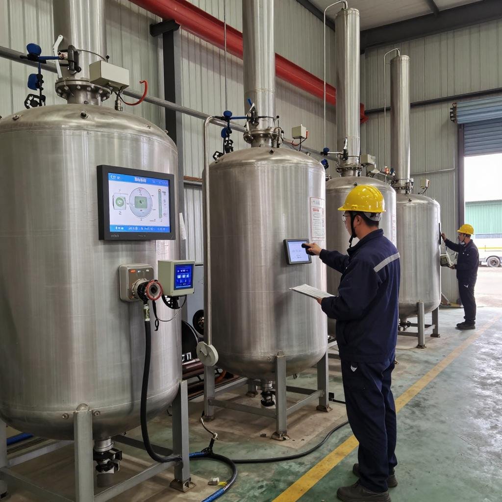 IoT sensor deployment in chemical containers