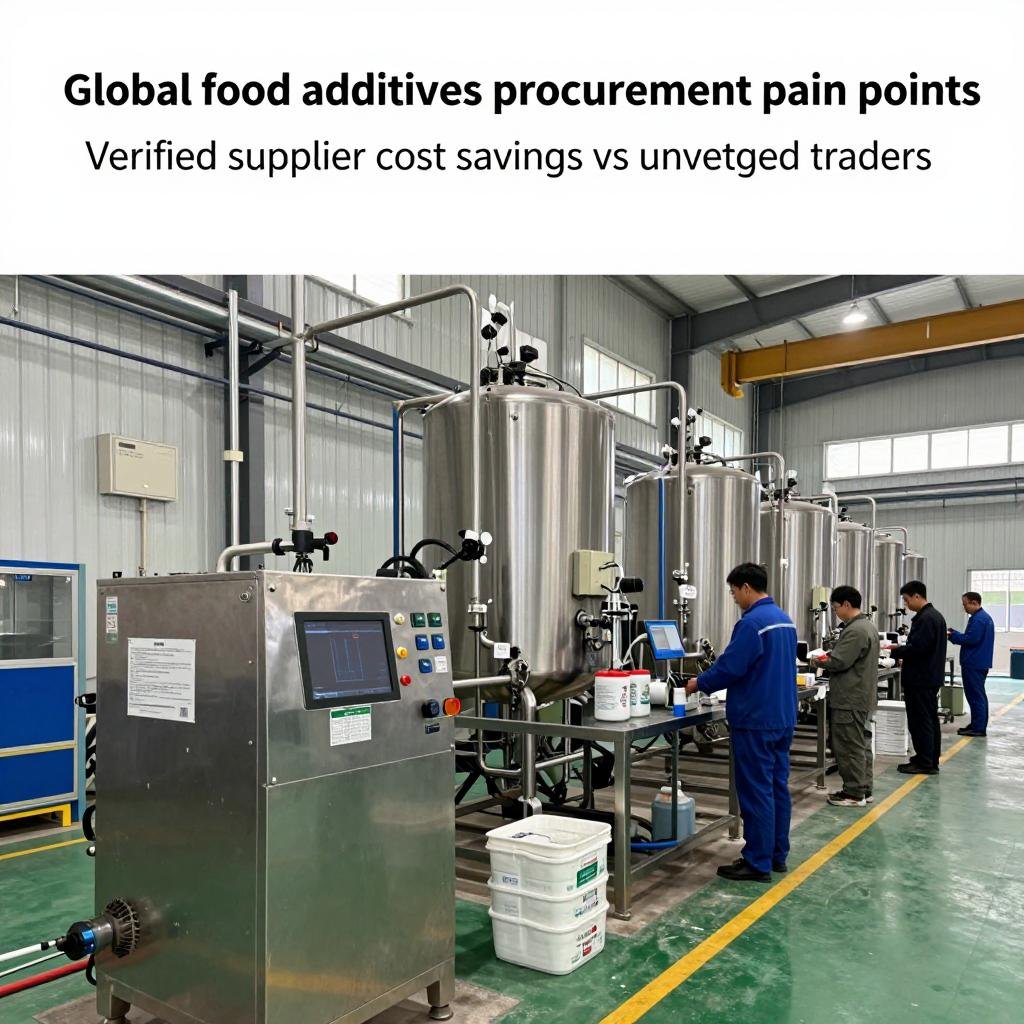 Global food additives procurement pain points