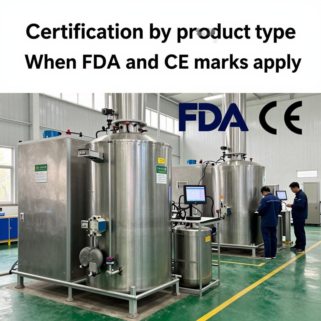 Certification triggers by product type